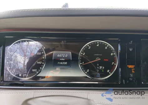 2016 Mercedes-Benz S 550 4Matic из США, поврежденный, VIN WDDUG8FB5GA276026